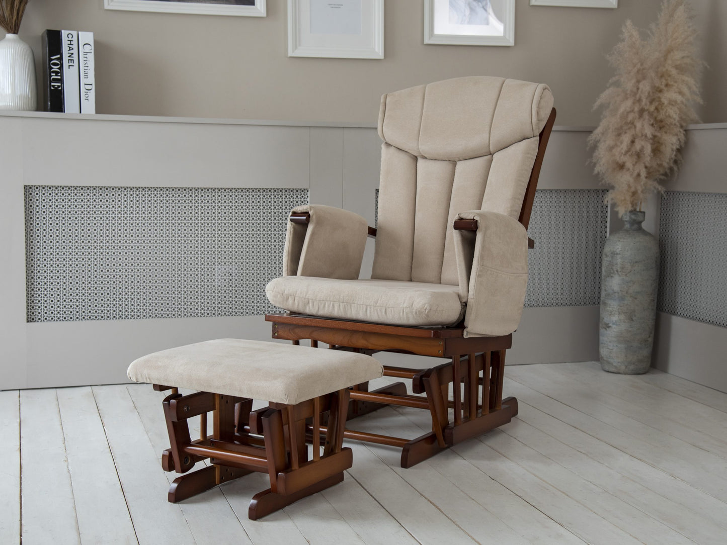 Comfort Plusz Hintafotel (Középbarna - Bézs)