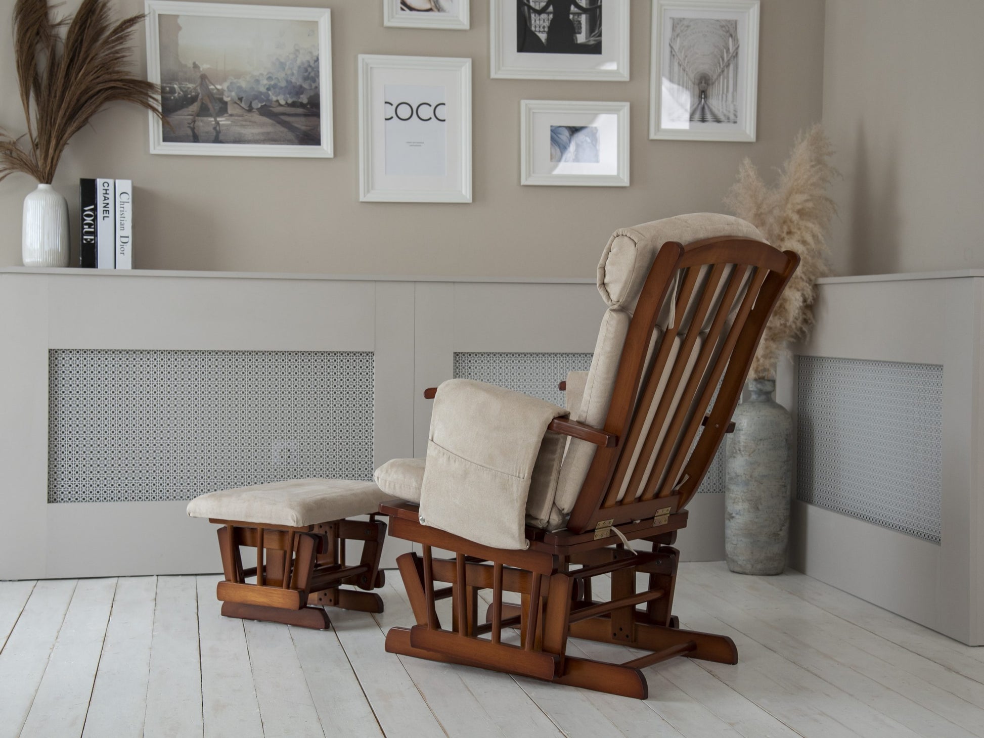 Comfort Plusz Hintafotel (Középbarna - Bézs)