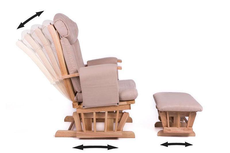 Comfort Plusz Hintafotel (Natúr - Bézs)